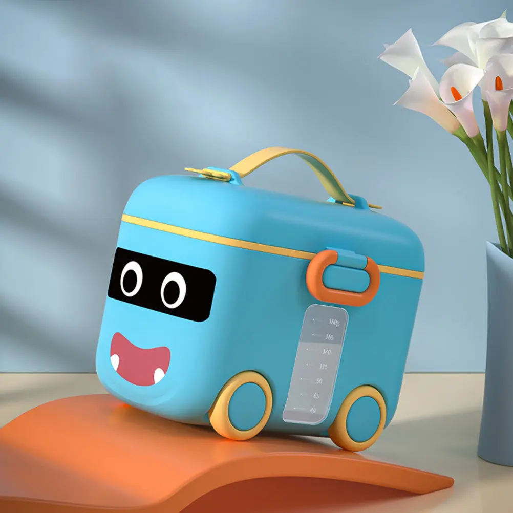 

Контейнер для хранения сухого молока, портативный, для путешествий, с мерной ложкой, герметичный, простой и удобный, для детского питания