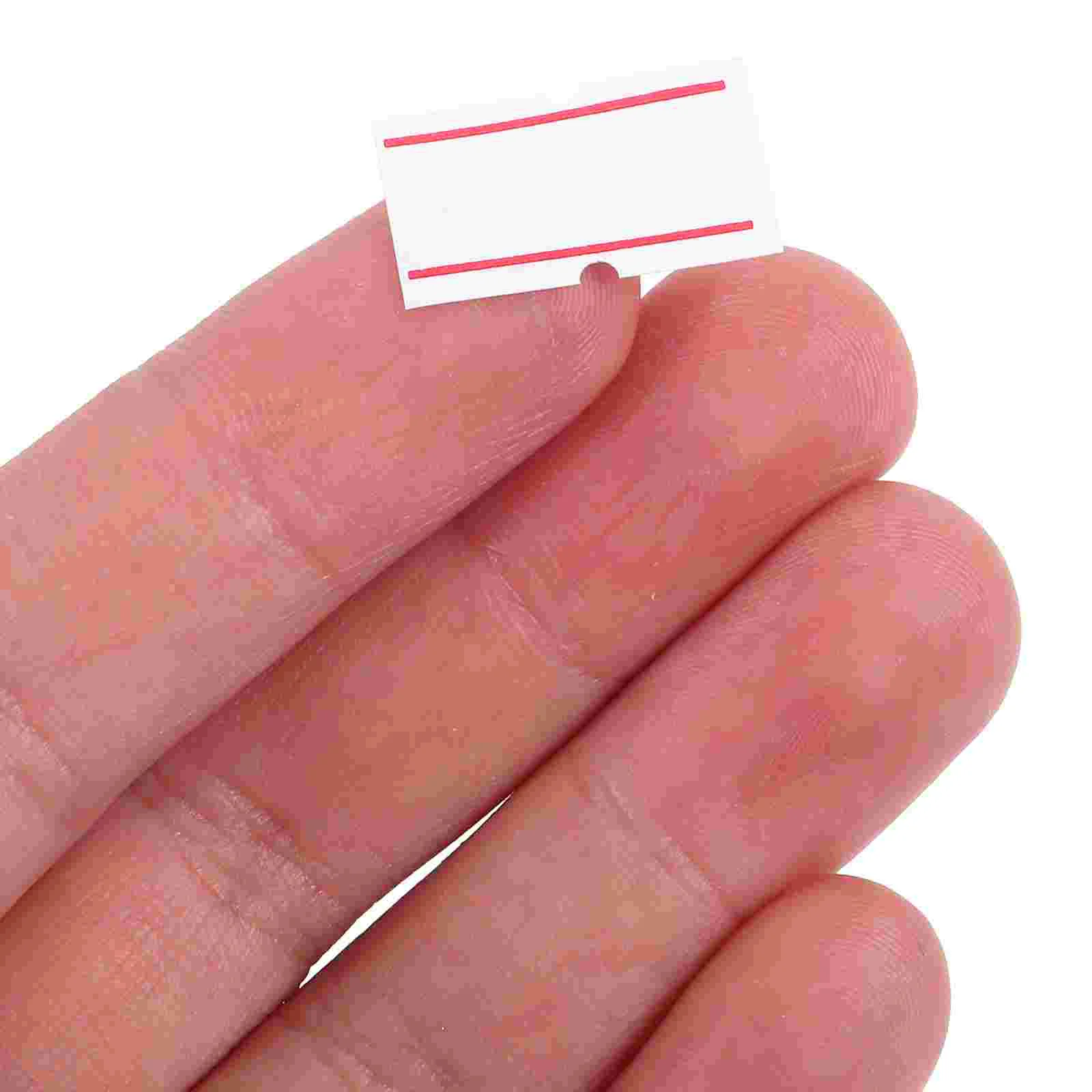 Autocollants Autocollants pour Machine de Prix, Étiquette Blanche, Papier Auto-Adhésif, Rectangle, 30 Rouleaux