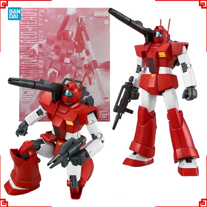 

Bandai Gundam Model Kit MG GM Cannon Red Head Action Figure Gunpla Building Kit Gundam Collectibles Anime Figures Toys Boys Gift