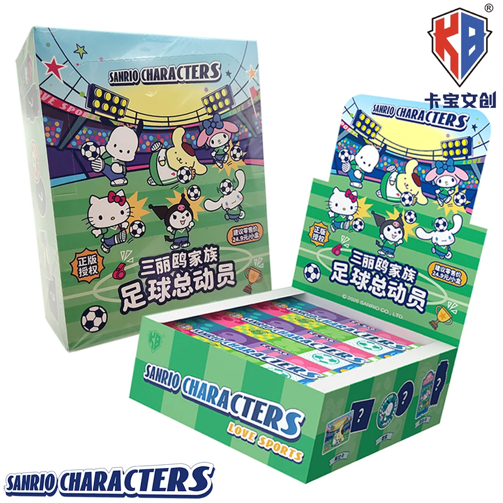 

KABAO Original Sanrio Exquisite Design Football Story Collection Tear Off Card Festival Party Kid's Sharing Gift Creative Badge