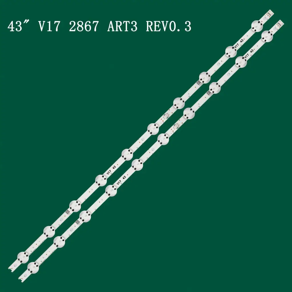 Tira de luces LED de retroiluminación, accesorio para LG 43UV770M 43UJ670V 43VH6100-CB 43LJ614V 43LJ610V 43UJ675V 43VH6100 6916L-2867A LC43490059A, novedad