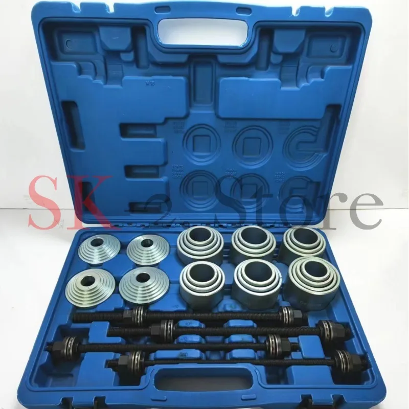 28 pieces general rubber sleeve replacement tool rear axle lower swing arm bushing disassembly tool arm rubber iron