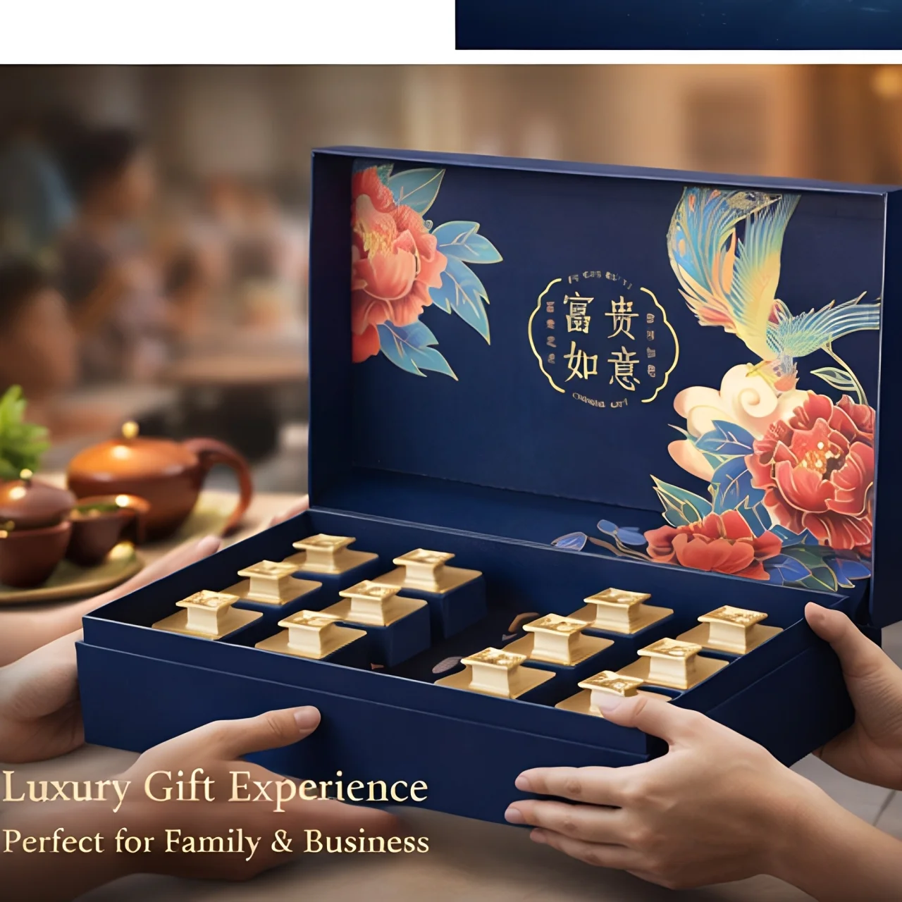 

Premium Custom Tea Gift Box Ningxia Black Goji Berry Special — Sealed Jar for Luxury Packaging Boxes for Holiday Gifting (300g)