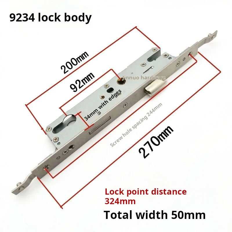 9235 8534 Multi Point Door Lock Body Aluminum Alloy In Swing Door Lock Body Thermal Break Door Lock Box Linkage Lock Box Accesso