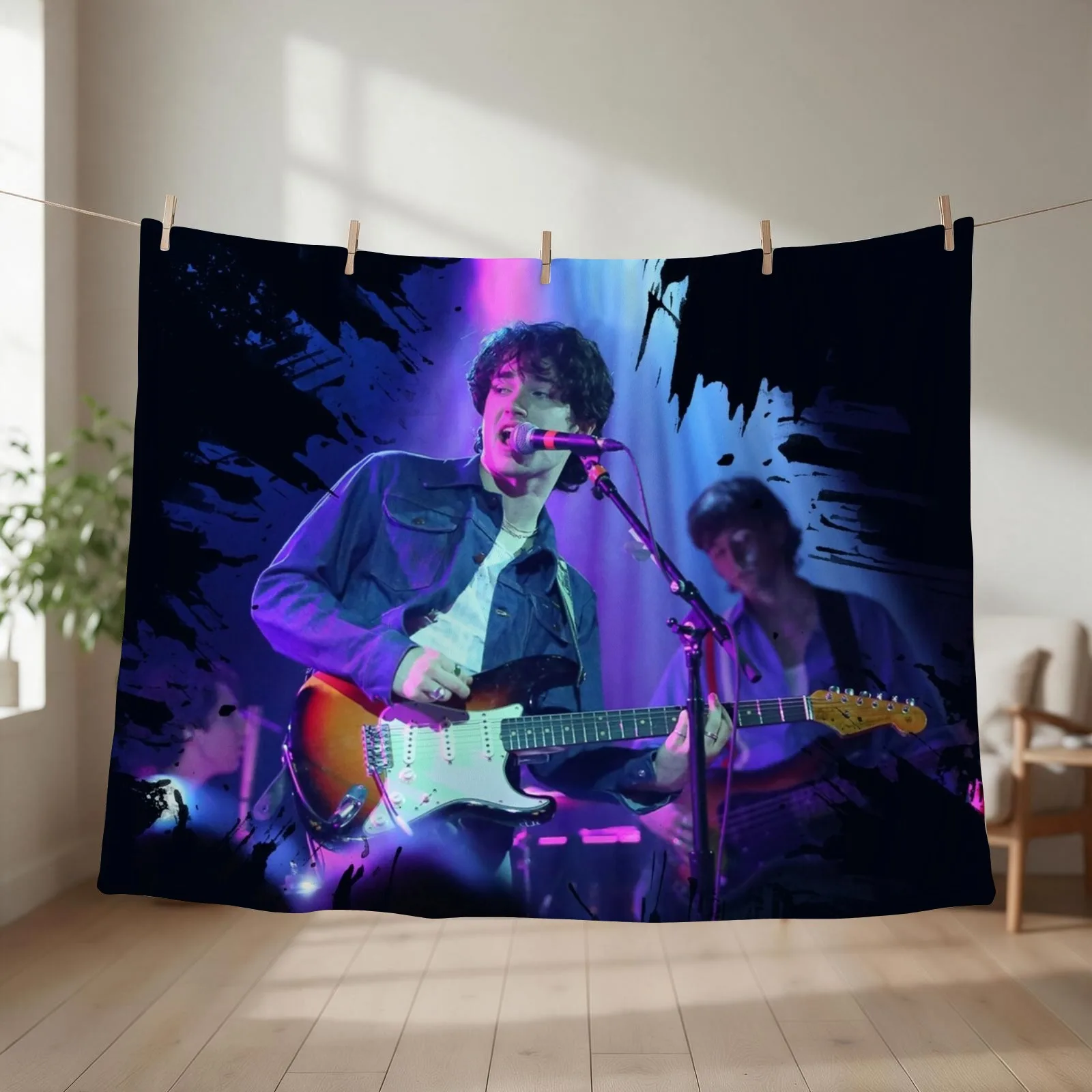 inhaler band Throw Blanket couch cozy soft plush fuzzy picnic outdoor blanket