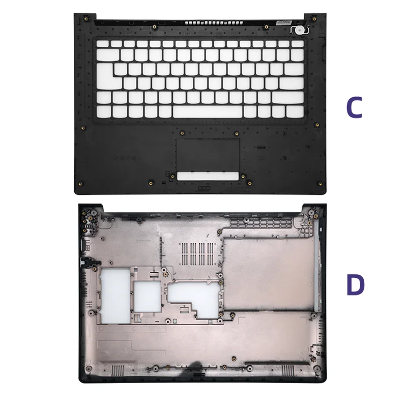 

NEW Laptop Case for Lenovo Xiaoxin 310-14ISK Ideapad 310-14IKB 510-14ISK Palmrest Bottom Case Upper Housing Back Cover Top Lid