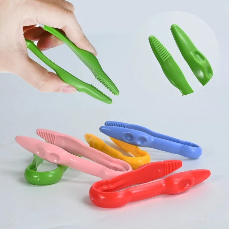 5/10pcs Children Plastic Tweezers Sorting Counting PreschoolToddler Fine Motor Skill Biology Kids Educational Toys ﻿