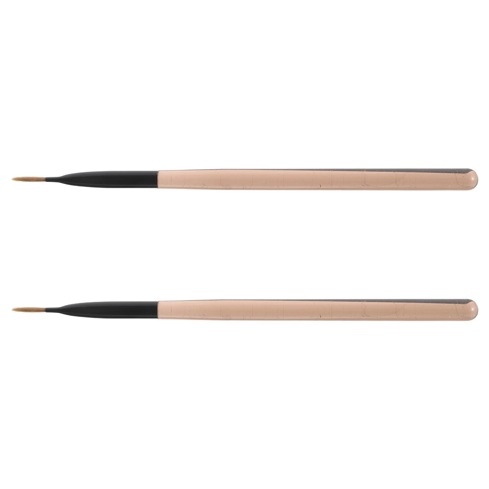 

2Pcs Gradient Nail Art Brushes Dense Bristles Smooth Color Transition Drawing Tools