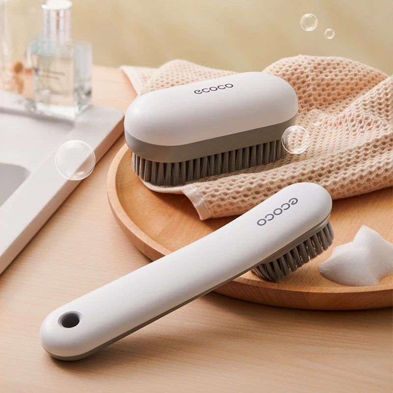 Shoe Brush Laundry Brush Multifunctional Clean Brush Soft Bristles No Damage To Shoes No Hair Loss Long Handle Hang Board Brush