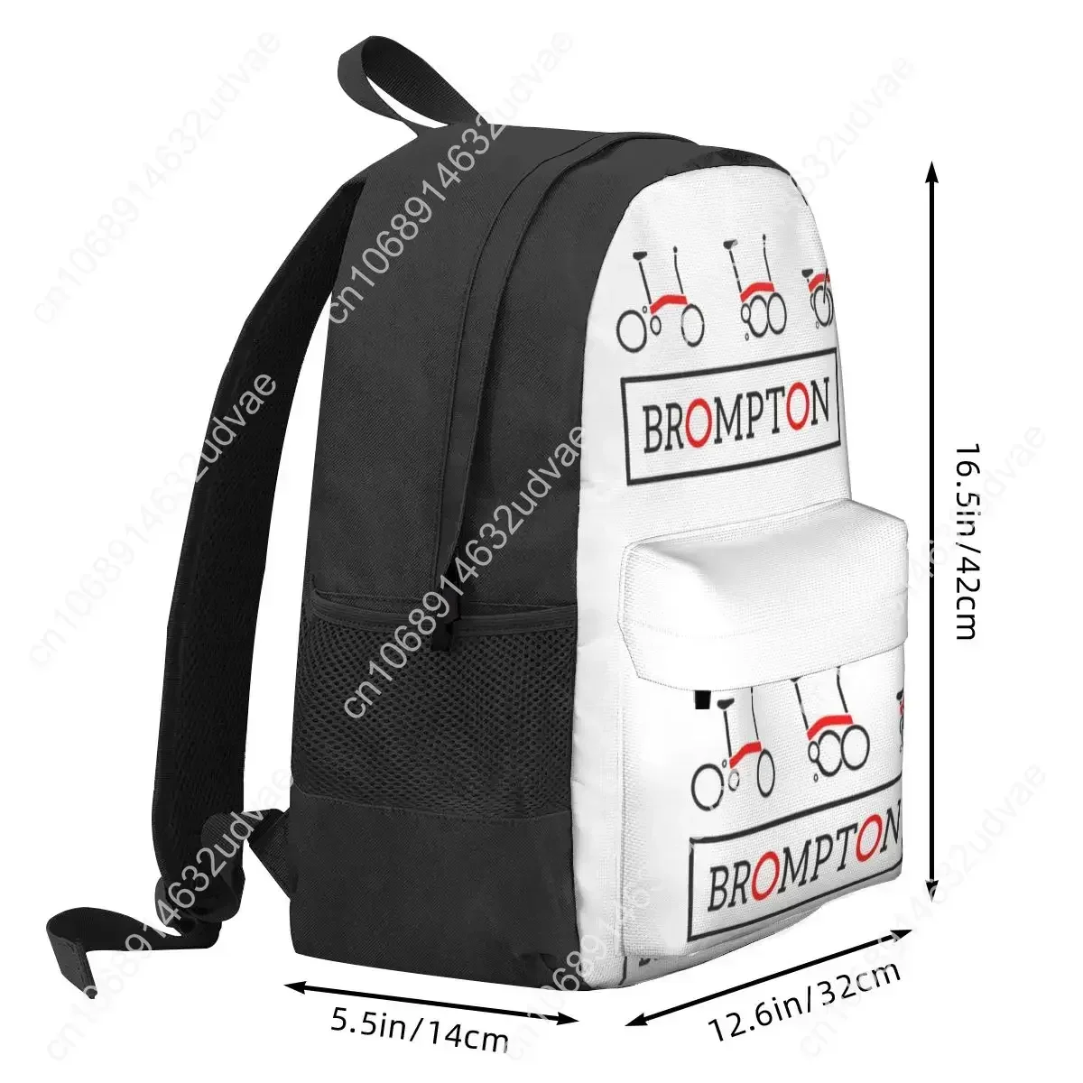 Brompton Bike Backpacks Bookbag School Bags Cartoon Travel Rucksack Shoulder Bag Large Capacity