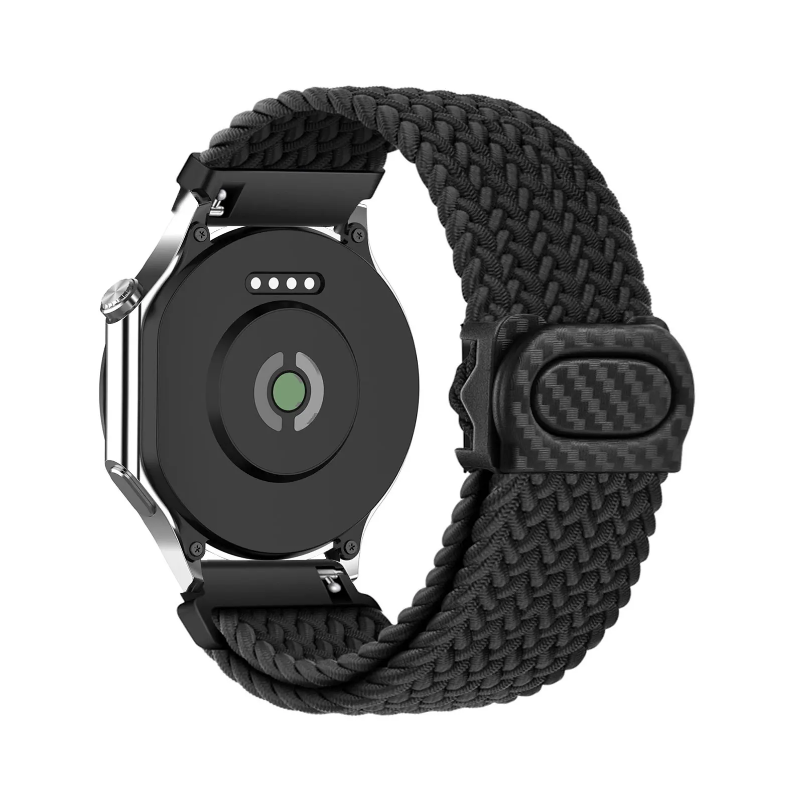 

Elastic Nylon Bands for Oneplus Watch X Band, Plastic Buckle Adjustable Nylon Strap