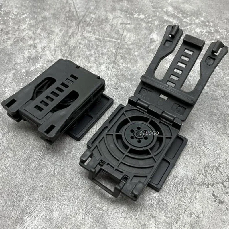 Funda táctica pistola Kydex MOLLE liberación rápida con clip - imagen 4