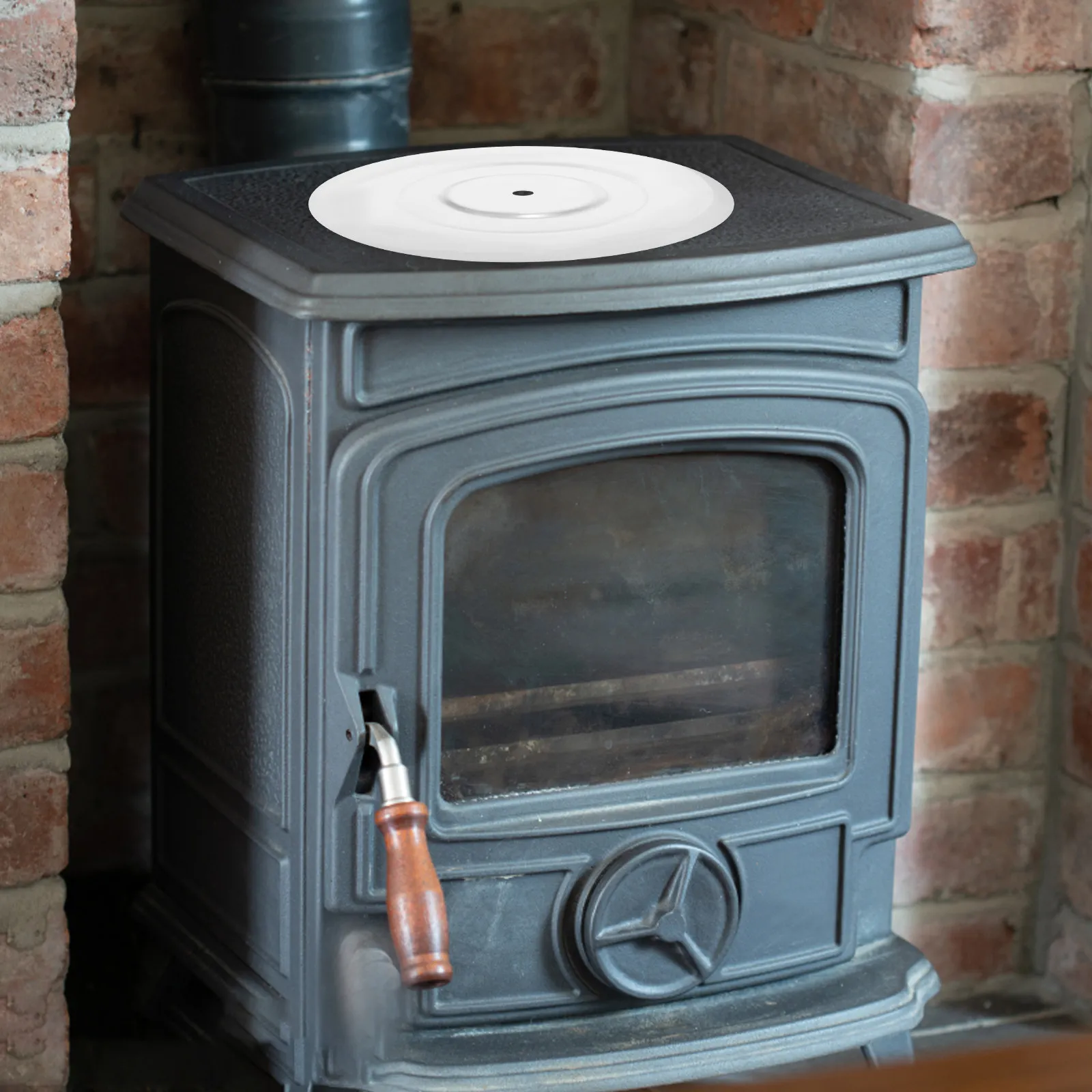 

Универсальная круглая железная крышка для печи, толстая крышка для газовых и дровяных печей, легкоочищаемая поверхность, сменные крышки для сжигания топлива