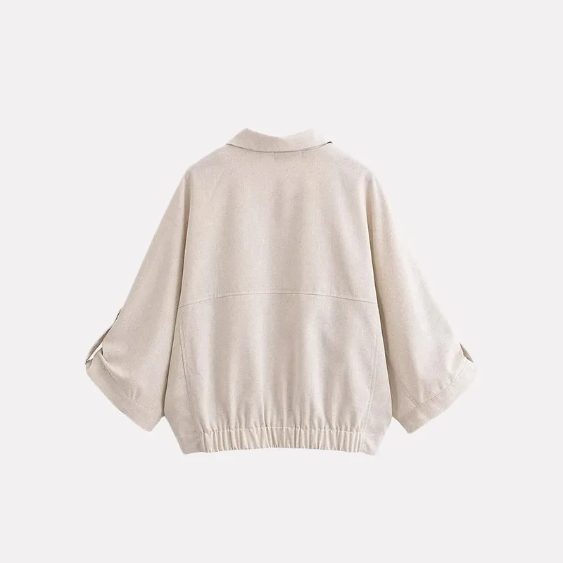 

Summer New Style Women's Hunting Shirt Long Pants Loose Fit round Neck Pure Color Commute Style plus Size Women's Clothing