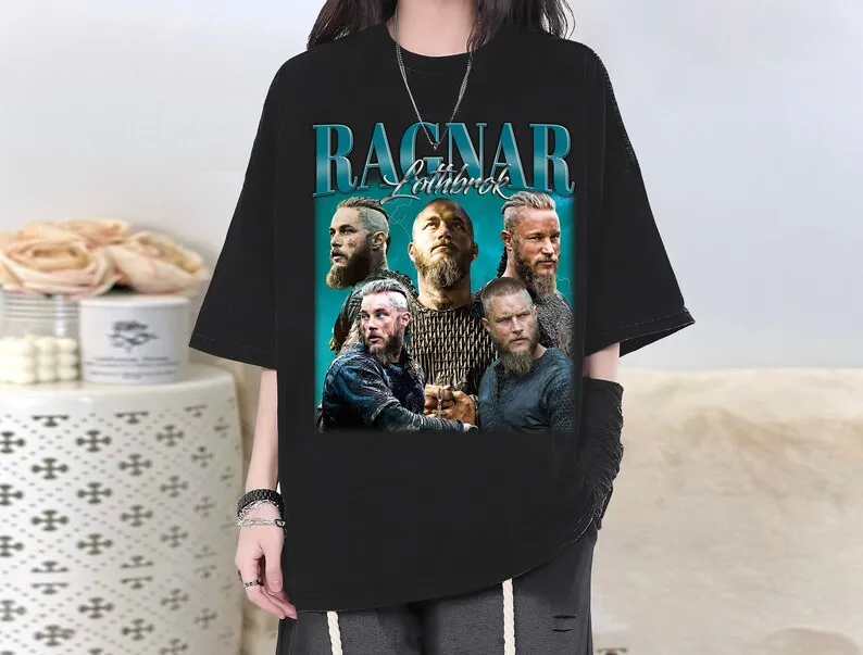 Ragnar Lothbrok T-Shirt, Ragnar Lothbrok Shirt, Tees, Ragnar Lothbrok Retro T-Shirt, Unisex T-Shirt, Couples T-Shirt