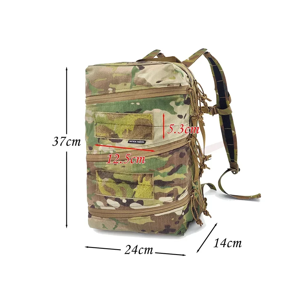 Mochila táctica de asalto con compartimento médico – Equipamiento militar - imagen 5