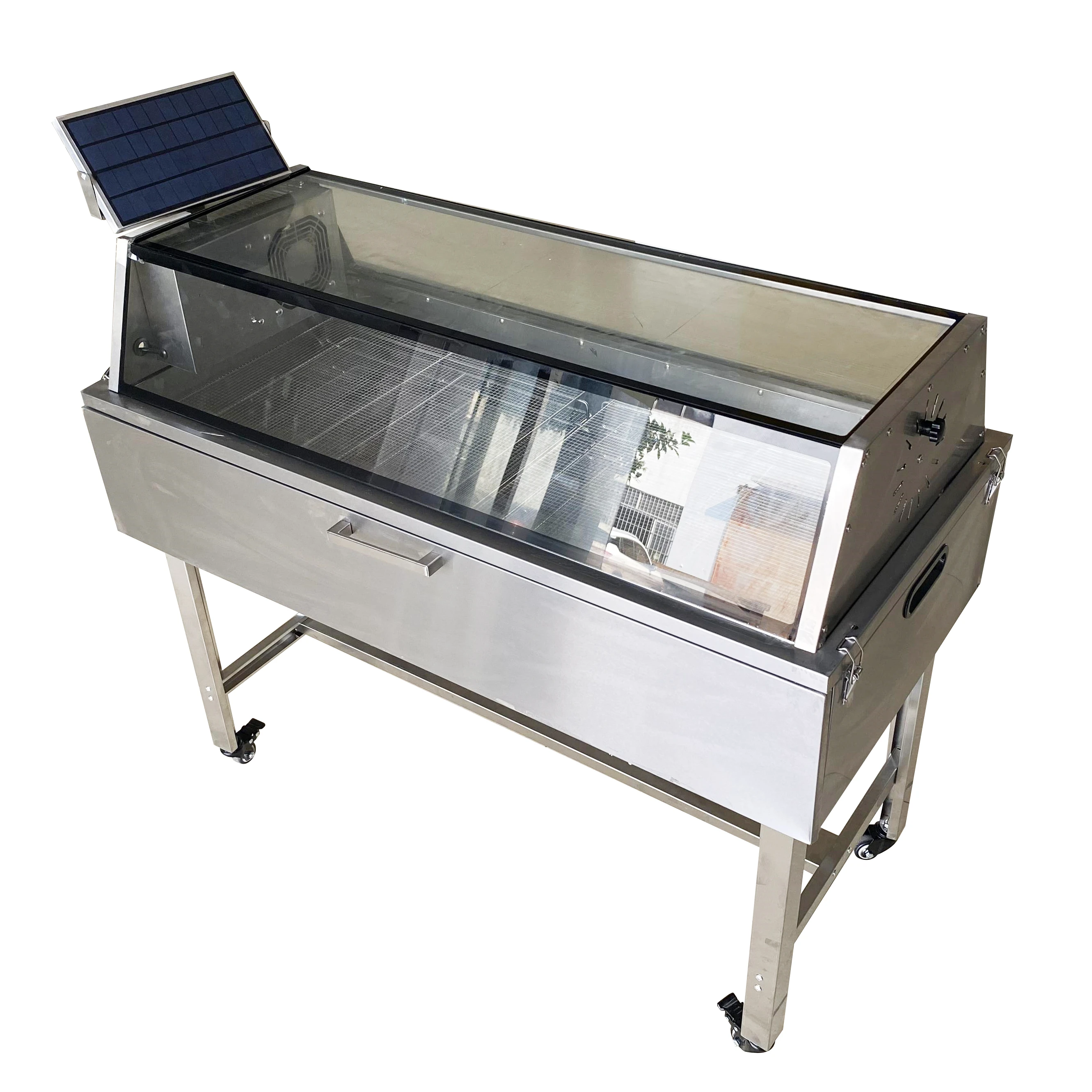 Solar Dryer and Electric Dryer Dual Power Food Dehydrators for Fruits, Vegetables and Meat