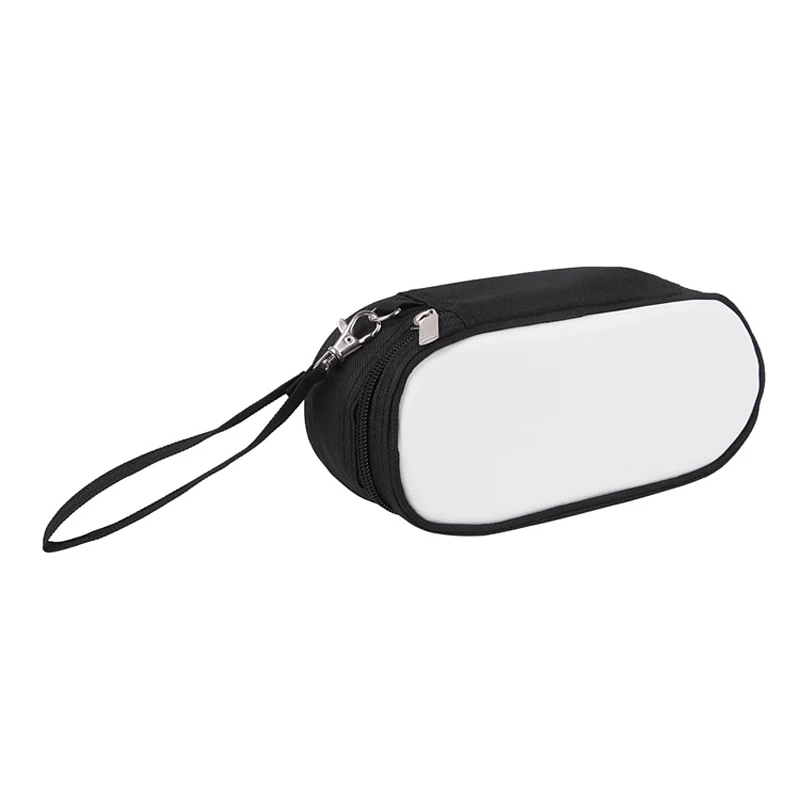 3pcs Sublimation DIY White Blank Canvas Small Waterproof Protable Makeup Bag