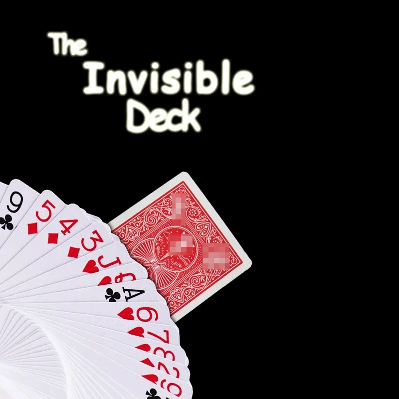 

The Invisible Deck I,II,III,Amazing Magic Cards Close Up Street Magic Tricks Stage Magic Props Mentalism Comedy Kid Puzzle Toys