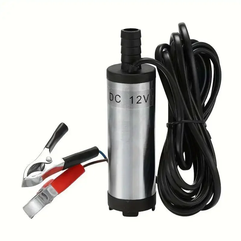 Electric Fuel Transfer Pump Water Oil Transfer Refueling Submersible Pump For Diesel Water Pump 12V 38mm For Car Motorbike