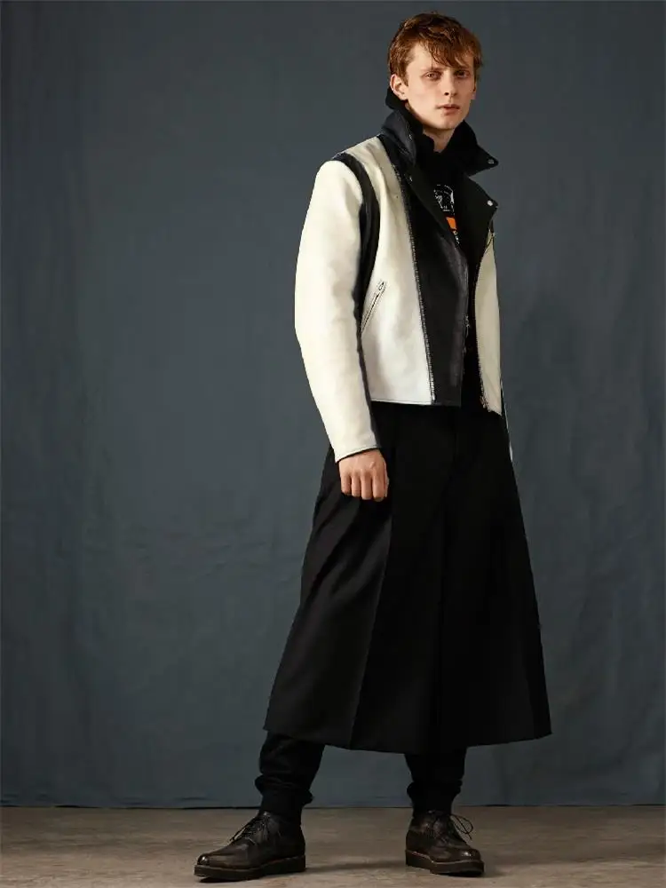 Men's Wide Leg Pants Spring And Summer New Men's And Women's Same Style Neutral Simple Casual Large Size Eight Pants
