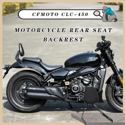 Motorcycle Rear Seat Backrest Support Saddle Leather Seatback Cushion Pad Modified Accessories for CFMOTO CLC450