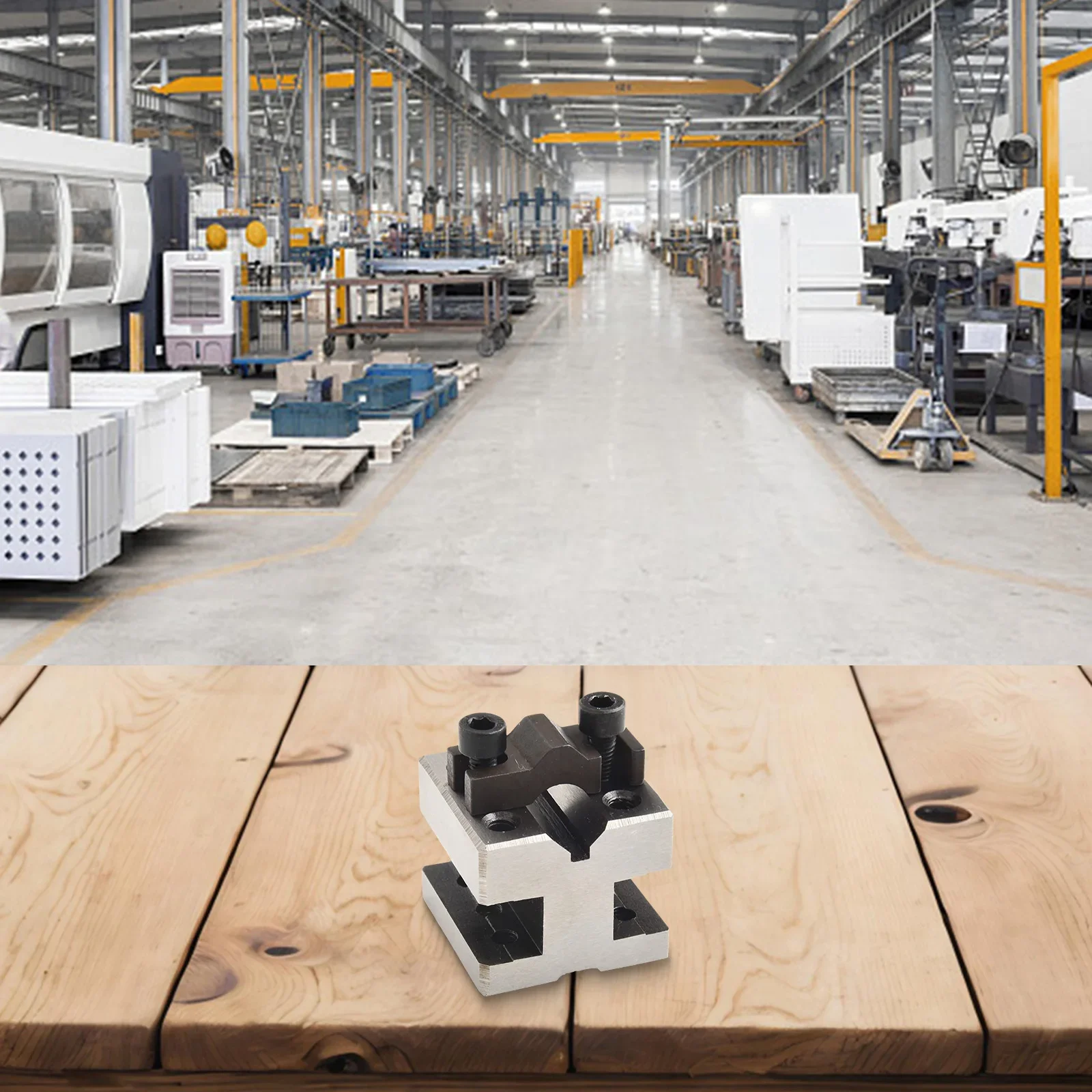 

Reliable V Shaped Clamping Blocks Designed to Maintain Round Blanks During Drilling and Milling Processes in Workshops