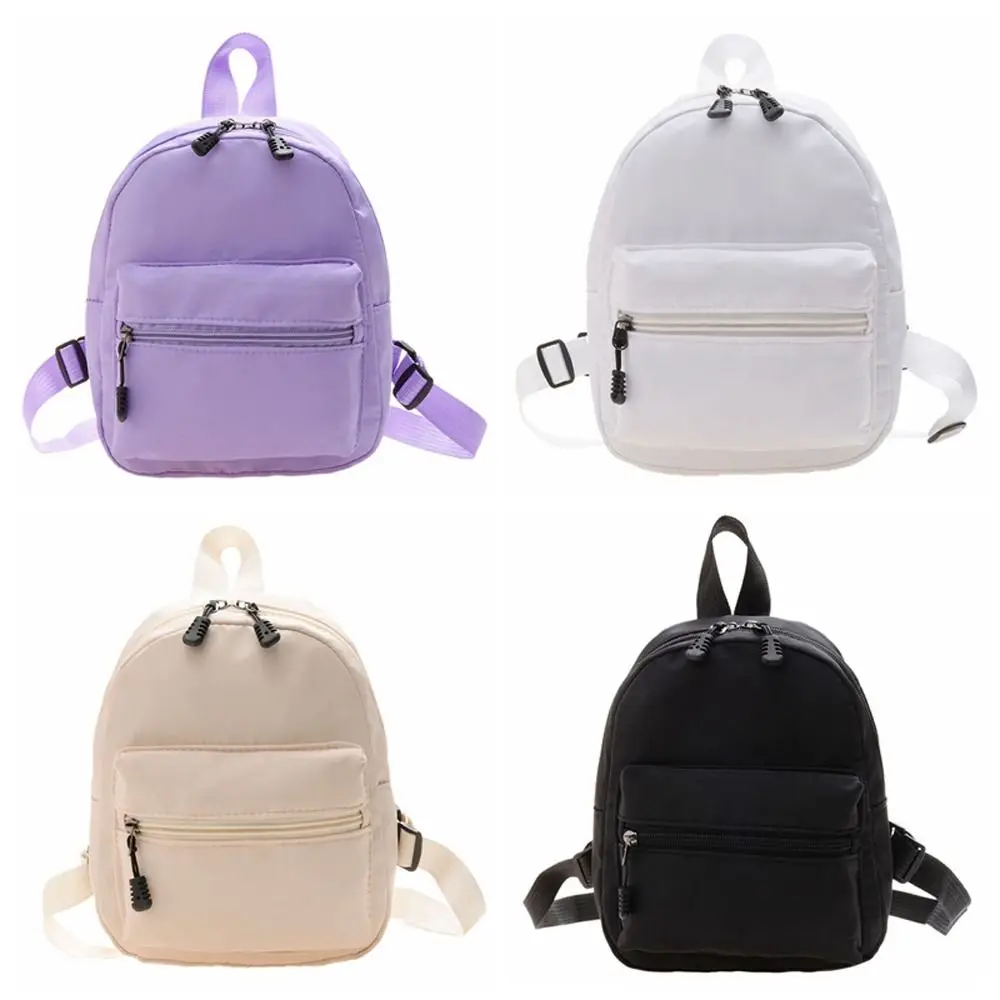 Knapsack Waterproof School Bags Rucksack Shoulder Bag Mini Backpack Casual Solid Color Women Backpack Travel