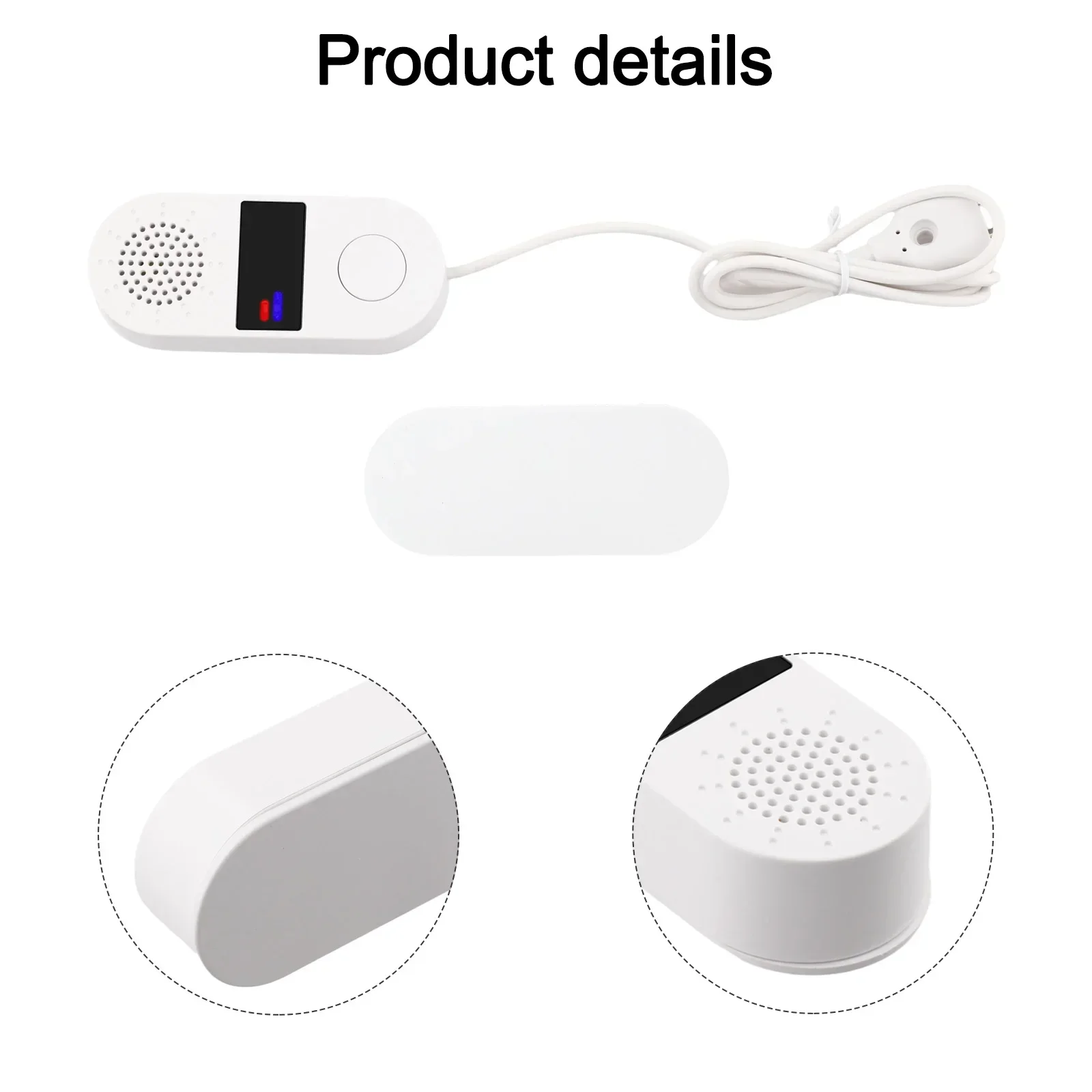 

Water Leak Detector with 130DB Alarm for Zigbee WiFi and For Tuya APP Remote Control to Monitor and Water Leaks
