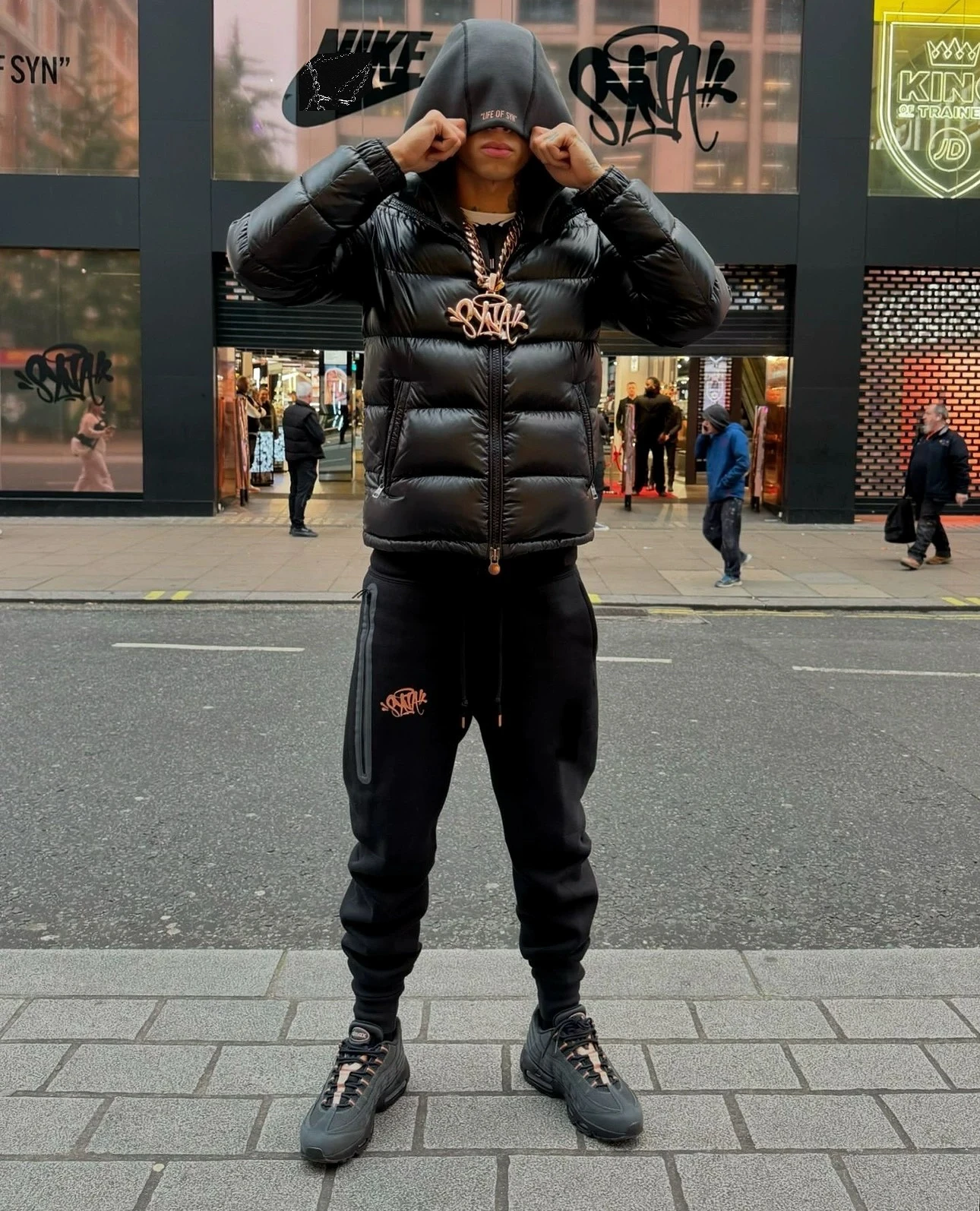 

Original Independent Synaworld Windwalker Set Cench Long Sve Casual Sportswear for Youth Four Seasons Universal