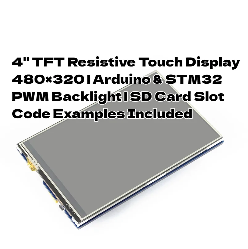 schermatura-touch-tft-da-4-per-arduino--display-resistivo-480×320--ili9486-e-xpt2046--interfaccia-spi--slot-per-scheda-sd--plug-play
