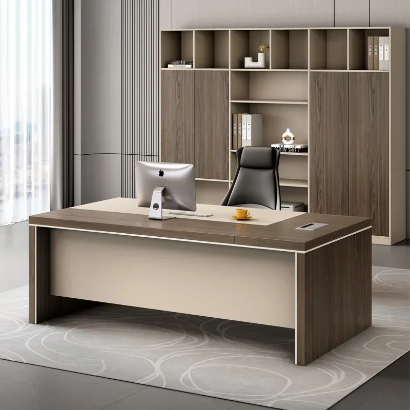 

Минималистичные компьютерные офисные столы с ящиками, деревянный менеджер хранения, офисные столы, угловой простой дизайн, мебель Escritorio LLOD