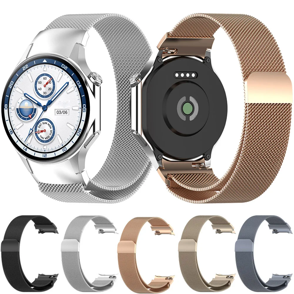 Magnetic Milanese Strap for Oneplus Watch 3 2 2R Replaceable Breathable Wristband Correa for OPPO Watch X X2 Sport Bracelet belt