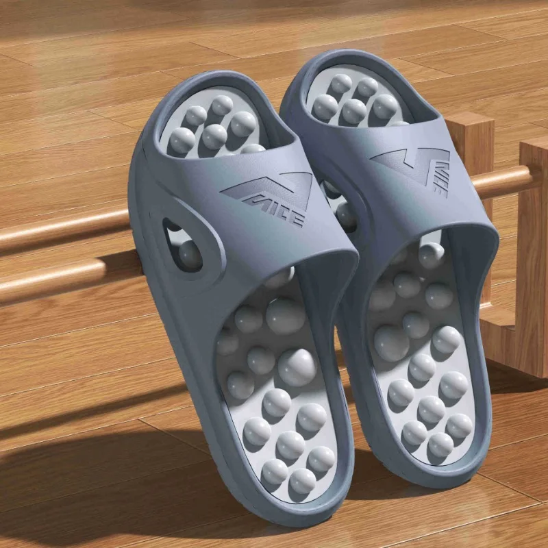 

YNPO новые массажные тапочки, противоскользящие тапочки на мягкой подошве из ЭВА, женские уличные пляжные шлепанцы, мужская домашняя обувь для сохранения здоровья