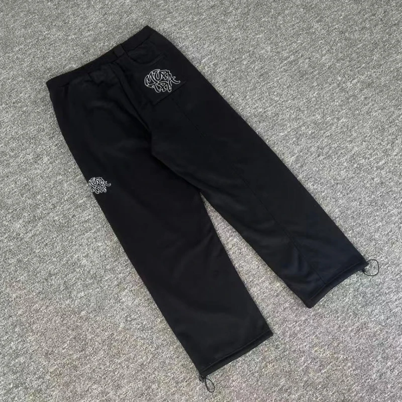 

Осенние уличные брендовые спортивные штаны MERTRA для мужчин и женщин, высококачественные повседневные прямые брюки с логотипом и принтом Mertra