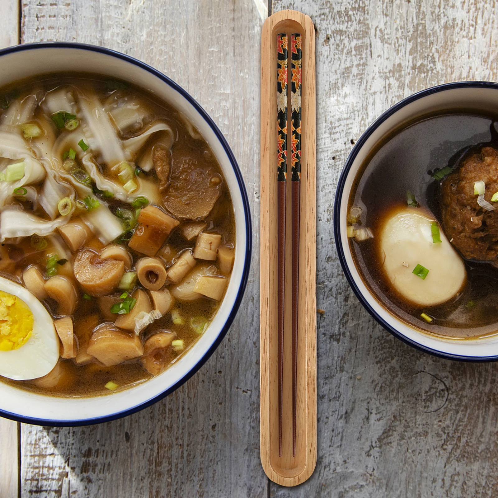 

1Pcs Outdoor Chopsticks Holder Reusable Wooden Box Portable Chopstick Container for Camping Hiking Travel Eco Friendly Safe