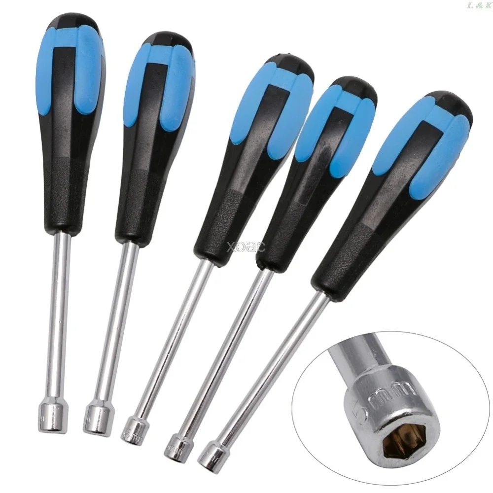 5mm 5.5mm 6mm 7mm 8mm Steel Socket Wrenches Nut Repair Handle Tool M05 dropship