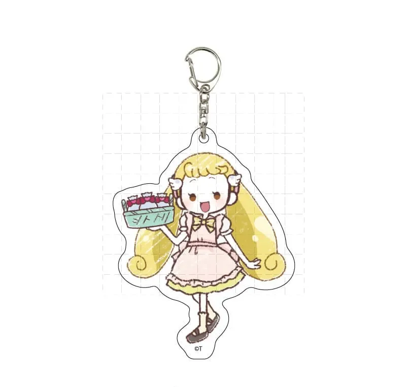 لعبة Ojamajo Doremi المفاتيح دمية أنيمي سحرية موموكو Onpu Hazuki Hana الاكريليك كيرينغ قلادة للهدايا #6