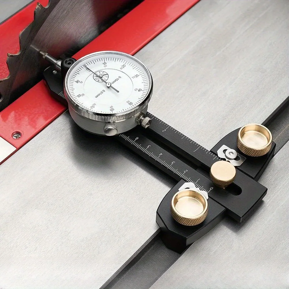 Precision Dial Indicator Table Saw Basic Kit for Aligning and Calibrating Work Shop Machinery Like Table Saws, Drill Presses