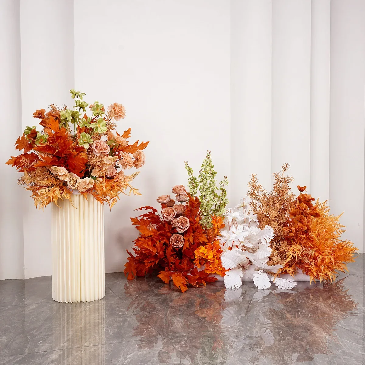 

Wedding flower arrangement wedding table decoration flowers conference table podium flower arrangement artificial flowers