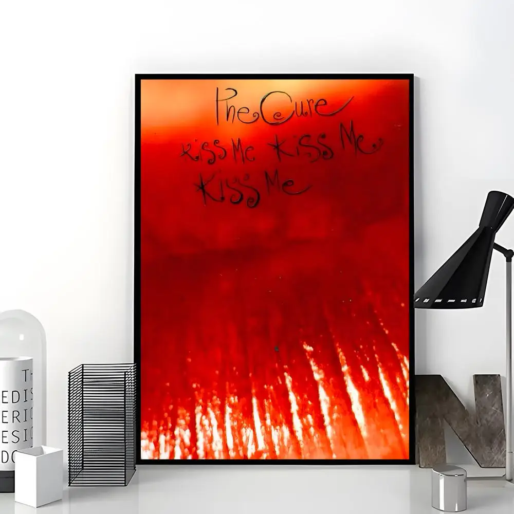 Rock Band T-the Cure Poster Trendy Aesthetic Wall Art Poster for Dorm Room Bedroom Decor