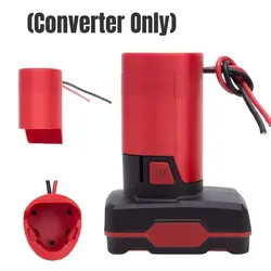 Convertitore ruota motrice Per batterie al litio parkside 12v Adattatore connettore Adattatore di uscita Convertitore 14AWG fai da te (senza batteria)