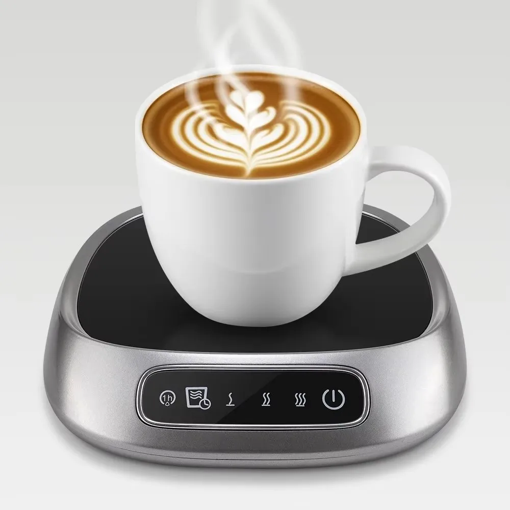 New Electric Cup Heater ABS USB Cable Coffee Mug Warmer Milk Tea Cup Voice Reminder Insulation Cup Mat For Home Office