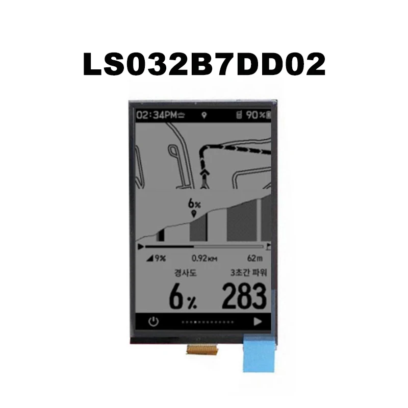 

CG Silicon Display Screen 3.2 Inch Diagonal SPI Serial Port LS032B7DD02 Monochrome Handheld Device Electronic Tag