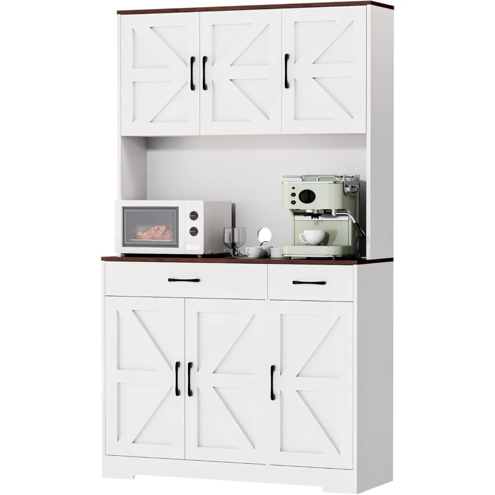 

71 cutlery cabinets with charging stations, kitchen storage cabinets with microwave racks, 2 smooth sliding drawers