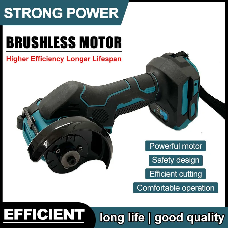 

Подходит для Makita 3-дюймовая мини-угловая шлифовальная машина Беспроводная 3-дюймовая электрическая отрезная инструмент Режущая циркулярная пила Электроинструмент Аккумулятор 20 В