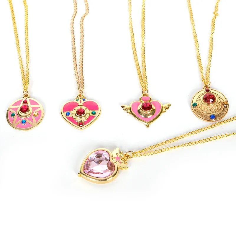 

Sailor Moon Necklace Keychain Cute Cartoon Magic Wand Keyring Charms Kawaii Jewellery Backpack Decoration Accessories Kids Gifts
