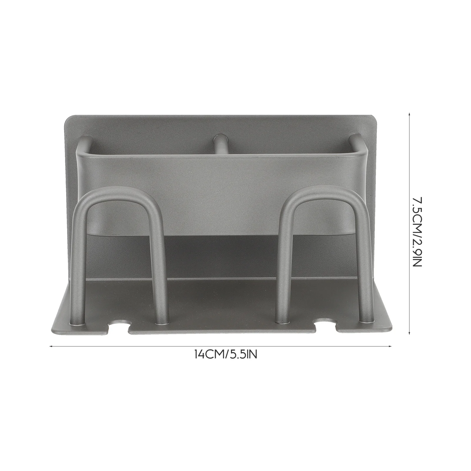 

Wall Mounted Toothbrush Holder No Drill Space Aluminum Storage Rack For Mouthwash Cup Shampoo Bathroom Stand