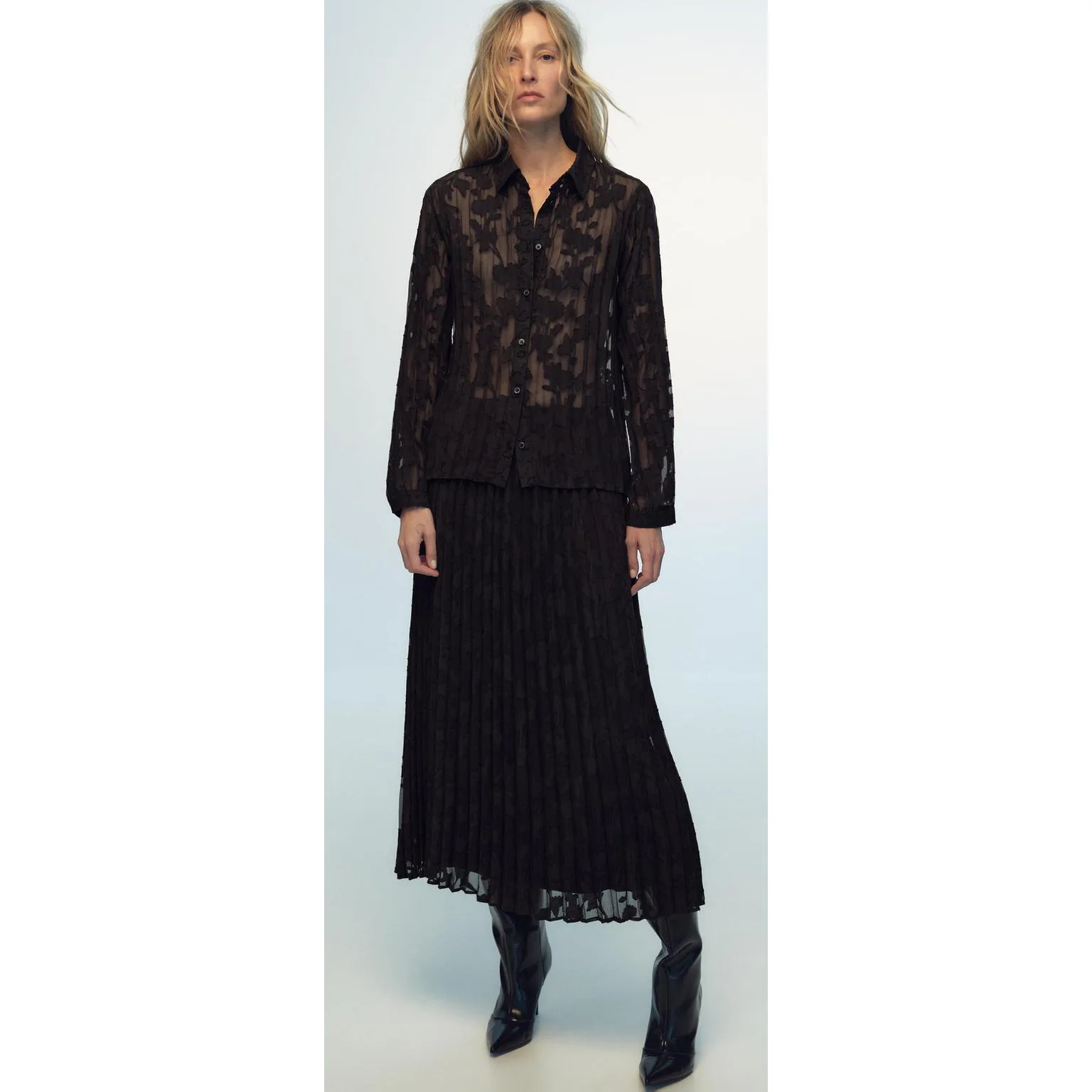 

Новый весенний женский удобный комплект с длинной плиссированной юбкой Irt f, уличный наряд Sle Faion, женская одежда