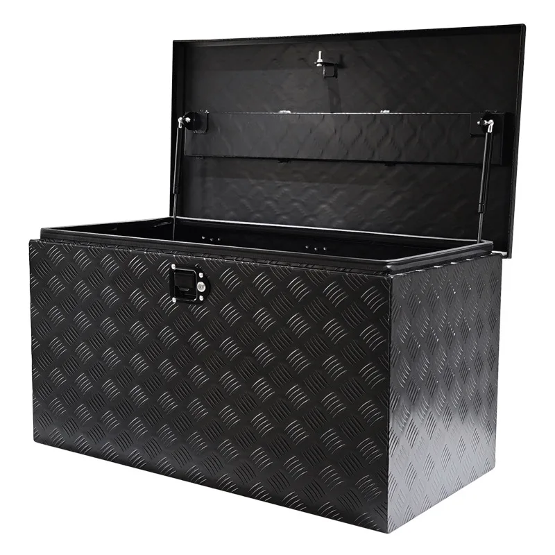Pickup Truck Aluminum Tool Box, Underbody Storage Case for Lorry and Trailer, Heavy Duty Metal Toolbox for Hardware, Vehicle